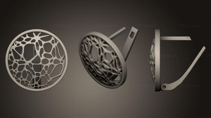 Jewelry (earrings 5, JVLR_0132) 3D models for cnc